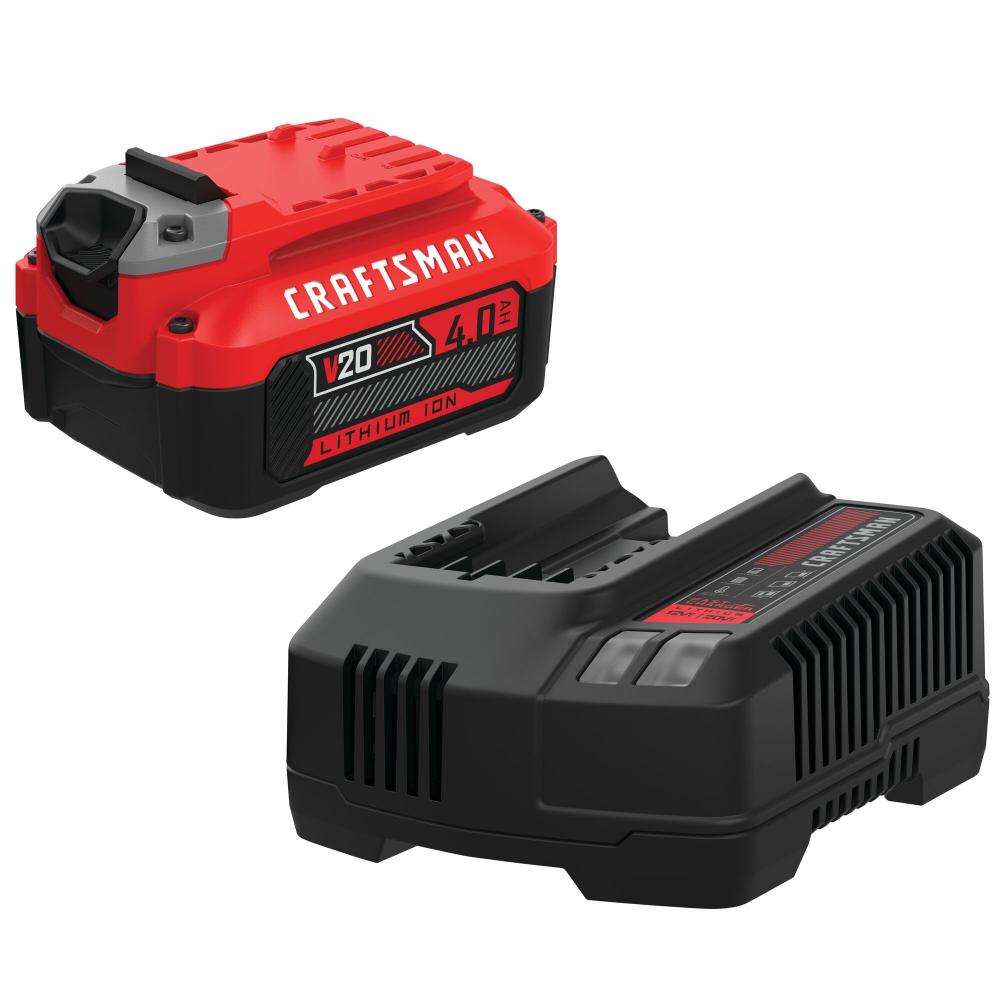 CRAFTSMAN V20* Craftsman Battery, Power Tool Kit, Charger Included, 4.0-Ah