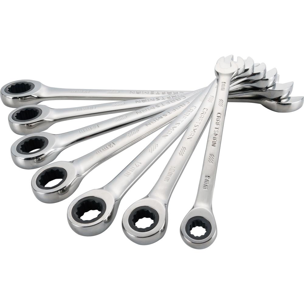 CRAFTSMAN Ratchet Wrench Set, Metric, 7-Piece