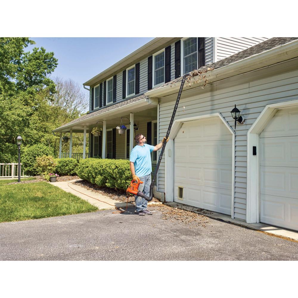 BLACK+DECKER Gutter Clean Attachment For Blower, Quick Connect
