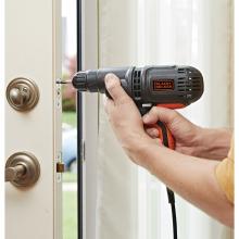BLACK AND DECKER BDED200C - BLACK+DECKER Power Drill, Corded, 5.5-Amp, 3/8-Inch