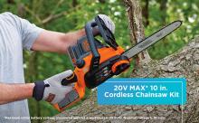 BLACK AND DECKER LCS1020AM - BLACK+DECKER 20V Max Cordless Chainsaw, 10-Inch (Lcs1020)