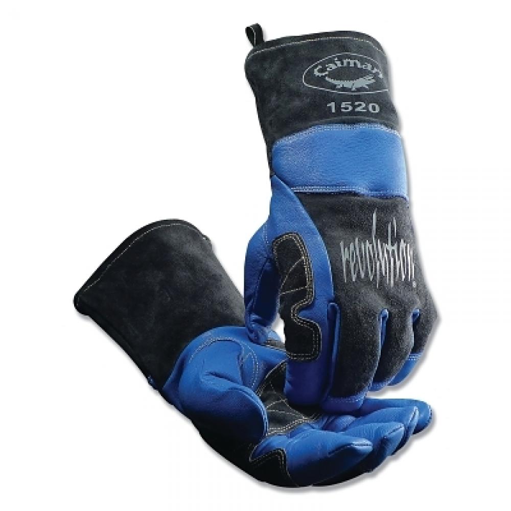 Caiman 1520 revolution Premium Goat Grain Wool Insulated Back MIG/Stick/Plasma Welding Gloves