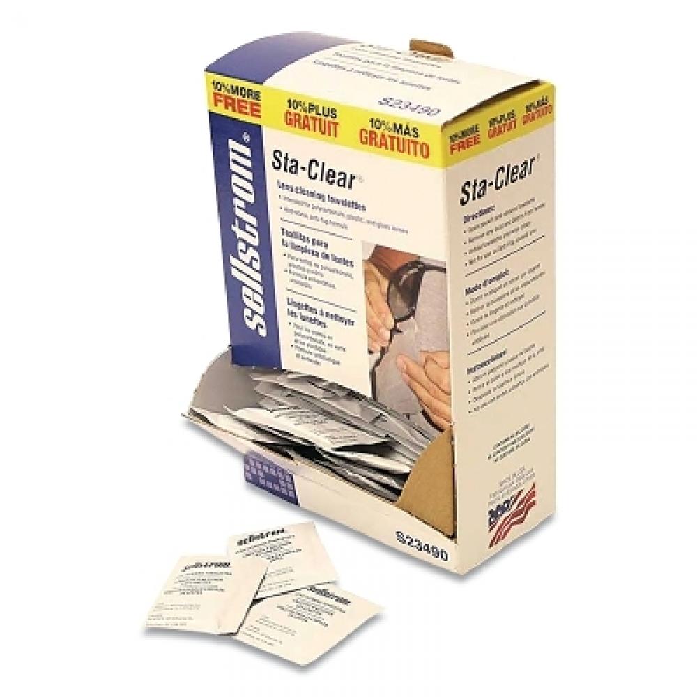 Sellstrom Sta-Clear Pre-Moistened Lens Cleaning Tissue Packets